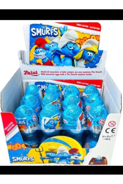 Zaini ZAİNİ SMURFS ÇIKOLATALI SÜRPRİZ YUMURTA 1 ADET