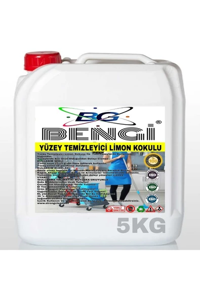 YÜZEY TEMİZLEYİCİ  LİMON  KOKULU 5 KG