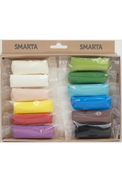 Smarta KİDS MODELLEME HAMURU HAVAYLA KURUYAN 25 GR BASİC 12 RENK - 3
