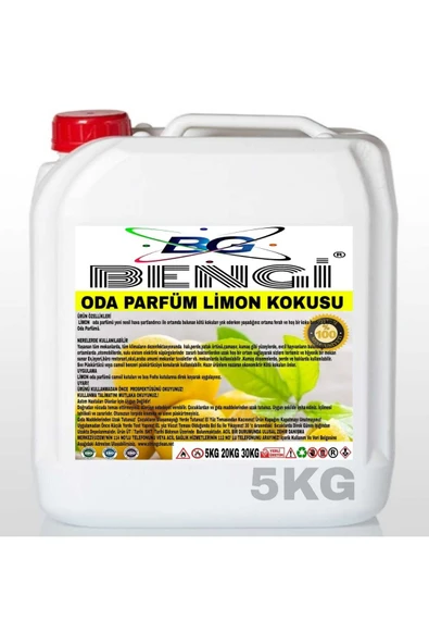 Oda Parfüm Limon Kokulu 5kg