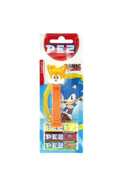 Unibon Pez Oyuncaklı Meyve Aromalı Şeker 3 X 8,5 Gram Sonic Serisi Tails Figürü ürün görseli 1
