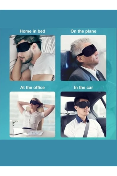 SPRENDA Uyku Maskesi Işık Önleyici Göz Bandı (eye Mask) - 4