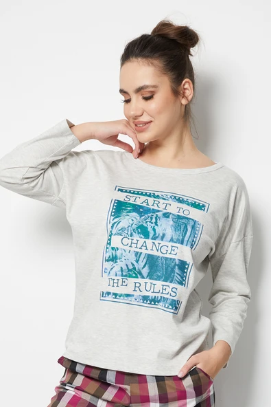 Doremi Bayan Pijama Üstü - Resim 2