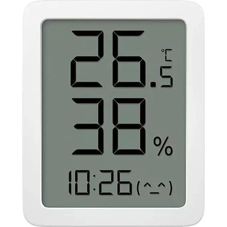 Xiaomi Miaomiaoce Serisi LCD Termometre Nem Ölçer ve Saat - MHO-C601 - 1