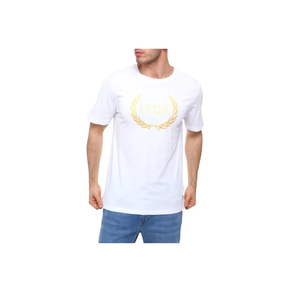 Erkek Bisiklet Yaka T-shirt - Resim 3