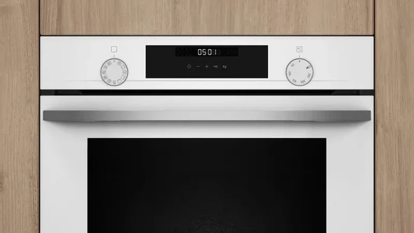 Siemens HU736AEV0T iQ300 Buhar Destekli Ankastre Fırın 60 x 60 cm Beyaz - Resim 2