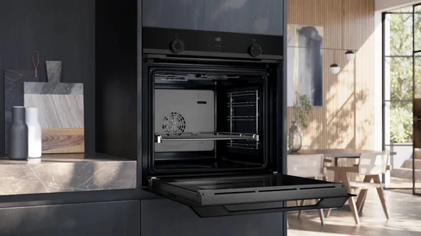 Siemens HU736AEG0T iQ300 Buhar Destekli Ankastre Fırın 60 x 60 cm darkSteel Line - Resim 6