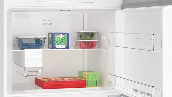 Siemens KD76NAIE1N iQ500 Üstten Donduruculu Buzdolabı 186 x 75 cm Kolay temizlenebilir Inox, Total noFrost - Resim 7