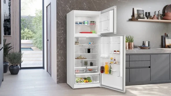 Siemens KD76NXIE1N iQ500 Üstten Donduruculu Buzdolabı 186 x 75 cm Kolay temizlenebilir Inox, Total noFrost - Resim 3