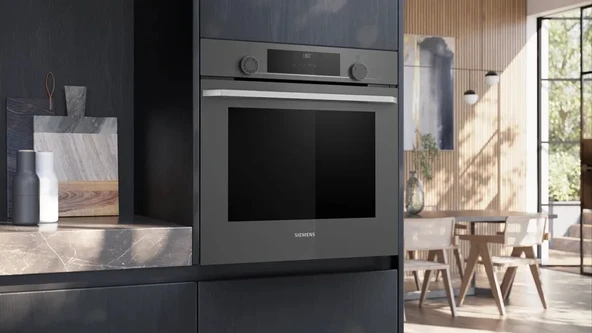 Siemens HU736AEN0T iQ300 Buhar Destekli Ankastre Fırın 60 x 60 cm - Resim 5