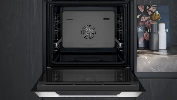 Siemens HU736AEV0T iQ300 Buhar Destekli Ankastre Fırın 60 x 60 cm Beyaz - Resim 3