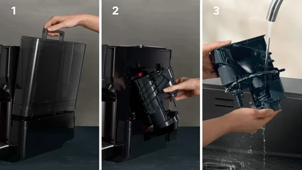 Siemens TP713R19 Tam Otomatik Kahve Makinesi EQ700 classic Piyano siyah, Su Tankı - Resim 8