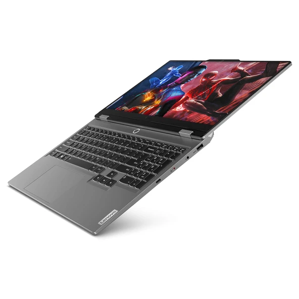 Lenovo Loq 15ARP9 Amd Ryzen 5 7235HS 80GB Ddr5 512GB SSD Freedos RTX4050 6gb 105W 15.6" Fhd (1920X1080) IPS 300NITS 144Hz Gaming Laptop 83JC00H4TRF44 + Zetta Çanta - Resim 4