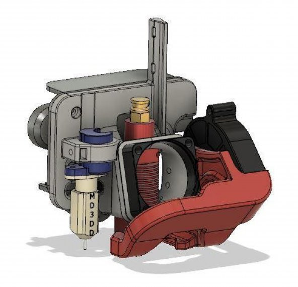 Creality Cr10S Pro Hotend Montaj Ve Parça Soğutma + Bltouch Montajı Plastik Aparat
