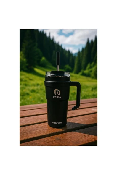 Daima Coolflow Termos Siyah 780 Ml - Resim 2