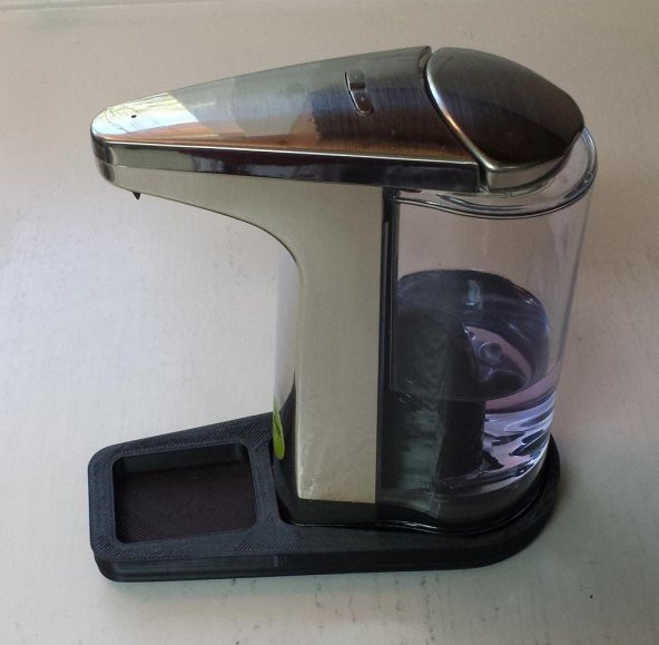 Simplehuman St1023 İçin Damla Tepsisi Otomatik Sabun Dispenseri Plastik Aparat - 1
