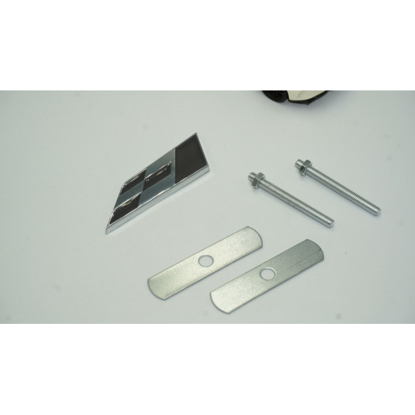 DK Seat Cupra Leon İbiza Altea Gümüş Siyah Metal Ön Panjur 3D Logo Amblem - 2