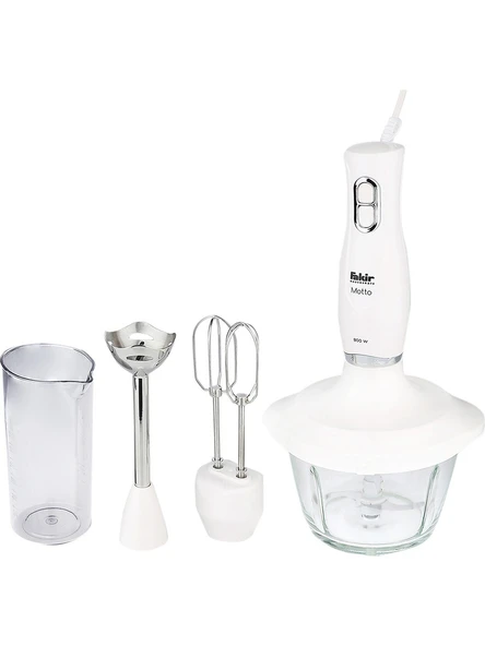Fakir Motto Cam Hazneli Blender Seti Krem (MAĞAZA VİTRİN ÜRÜNÜDÜR) ürün görseli