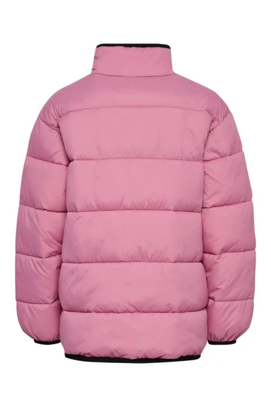 hummel Light Weight Puffer Jacket Pembe Çocuk Ceket - Resim 6