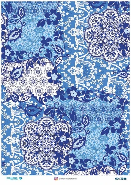 Diamond Pirinç Dekopaj Kağıdı - 3388 ürün görseli