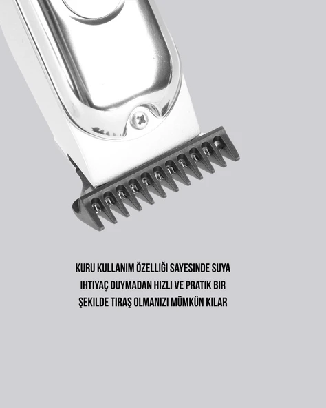 Yüksek Performanslı Erkek Saç Kesme Makinesi – Uzun Pil Ömrü ve Hassas Kesim - Resim 4