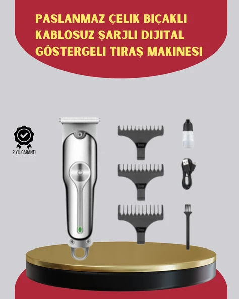 Yüksek Performanslı Erkek Saç Kesme Makinesi – Uzun Pil Ömrü ve Hassas Kesim ürün görseli 1