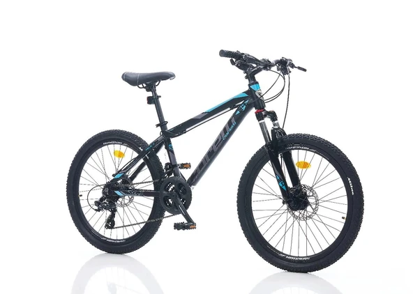 CORELLİ FELİX 1.2 ERKEK DAĞ BİSİKLETİ 355H HD 24 JANT 21 VİTES SİYAH MAVİ TURKUAZ ürün görseli