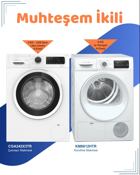 Profilo 2'li Avantajlı Set ( CGA242X3TR - KM8612HTR ) ürün görseli