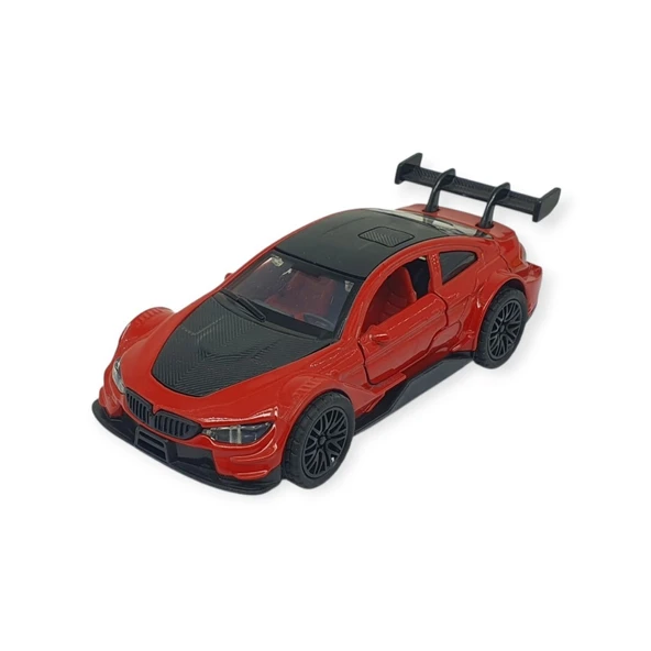 Çek Bırak Metal Arabalar 12 cm - 3671C - Kırmızı ürün görseli