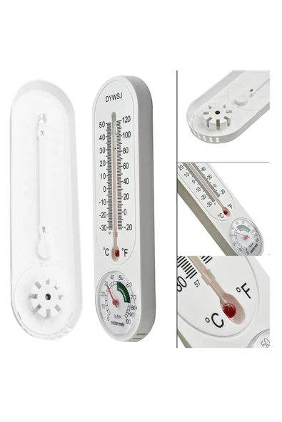 Powermaster PM-24665 Analog Sıcaklık Nem Ölçer Termometre - Resim 2