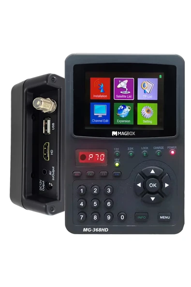 MAGBOX MG-368HD 3.5 İNÇ FULL HD LCD EKRANLI GÖRÜNTÜLÜ DİJİTAL UYDU YÖN BULUCU