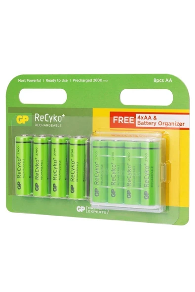 GP Batteries Gp270aahcemtr-2ued8 4 4 2700mah Şarjlı Kalem Pi ürün görseli