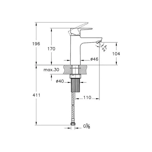 Artema Flow Soft Lavabo Bataryası A43009 - 2