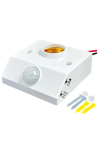 Powermaster Ledx DY-102 Abs 360 PIR Hareket Sensörlü E27 Duy Aparatı