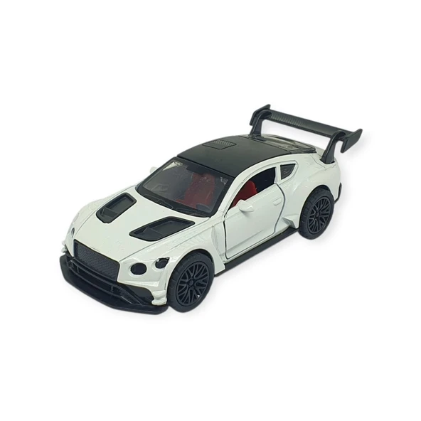 Çek Bırak Metal Arabalar 12 cm - 3671C - Beyaz ürün görseli