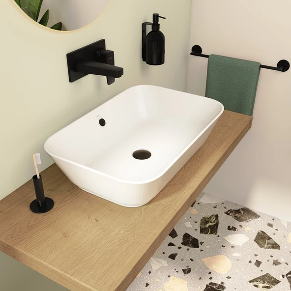VitrA Geo 7425B003-0016 Dikdörtgen Çanak Lavabo - 6