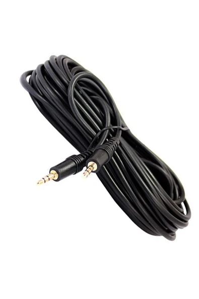 Powermaster 10 Mt 3.5 E E Aux Kablo 10 Metre 3.5 Mm Erkek Erkek Streo Kablo 10mt Pc Anfi Mikrofon Kablosu ürün görseli