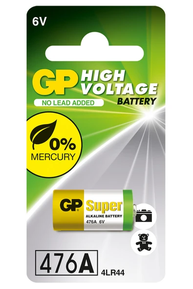 GP Batteries Gp Gp476a 4lr44 6v Yüksek Voltaj Alkalin Pil - Resim 2