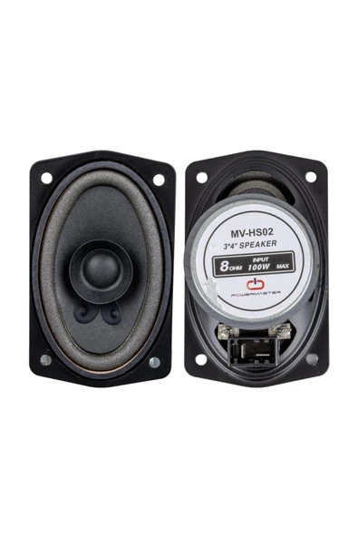 MagicVoice MV-HS02 3X4'' 7.5X10 Cm 8 Ohm Max 100 Watt Oval Oto Hoparlör