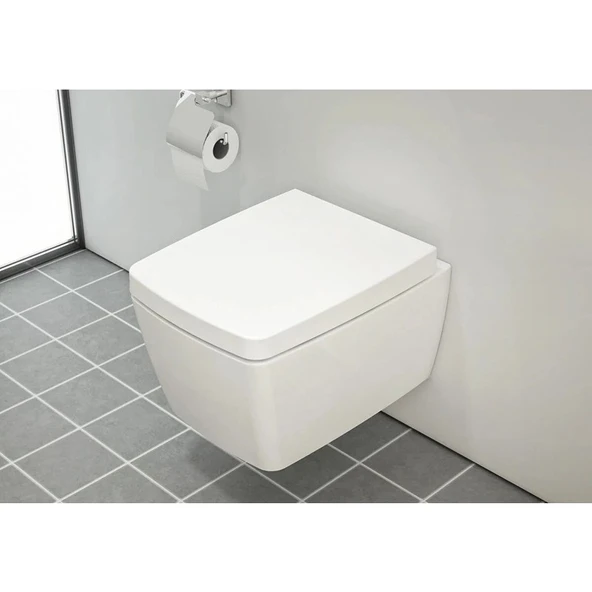 VitrA Metropole 7672B003-0559 Rim-Ex Asma Klozet, Vitra Metropole Soft Klozet Kapağı 90-003-009