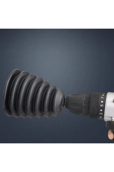 Powermaster PM-20809 Matkap Ucu Toz Tutucu Körük Siyah - Resim 3