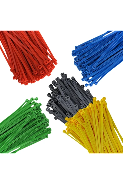 Powermaster 5 RENKLİ 200 ADET KAVANOZLU KABLO BAĞI