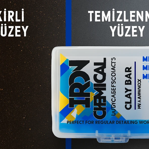 IRON Chemical Clay Bar-Kil – Araç Yüzeyi Temizliği İçin Orta Sertlikte Kil Hamuru | 200 GR - 2