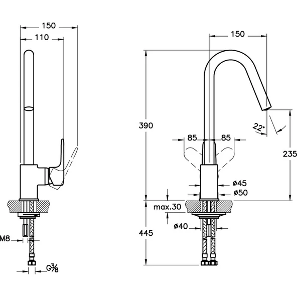 Artema Root Round A4274236 Eviye Mutfak Bataryası, Mat Siyah - 3