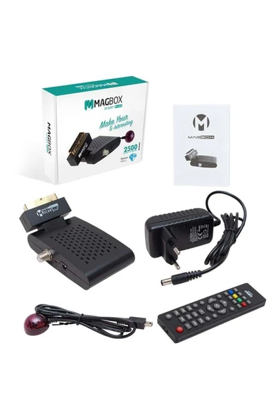 MAGBOX Scart Plus Tkgs'li Scart Girişli Mini Sd Uydu Alıcısı - 3