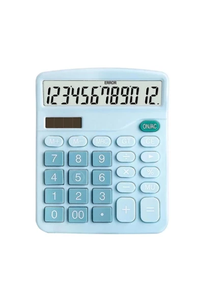 Powermaster PM-24066 12 Basamaklı Solarlı Elektronik Hesap Makinesi