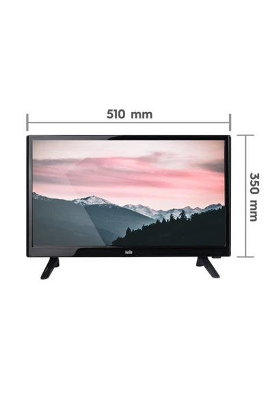 Hello Hl-2200 22'' Full Hd Led Tv Monitör 220v-12volt - 4