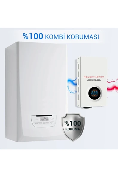 Powermaster 1000va Otomatik Voltaj Kombi Regülatörü Slım-1000 - Resim 7