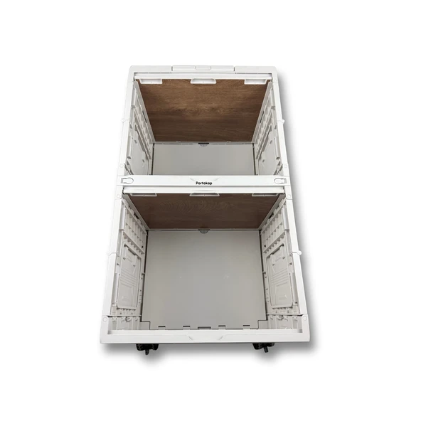 230 Litre 4 Tekerlekli, Katlanır, Piknik Arabası - 2