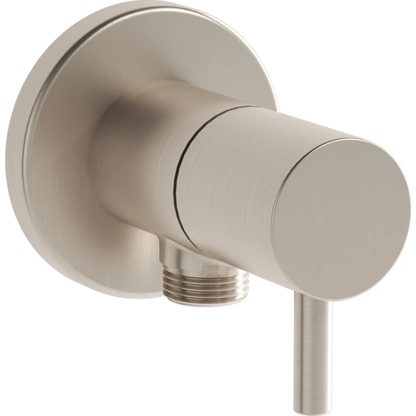 VitrA Origin A4521434 Ara Musluk, Fırçalı Nikel - 2